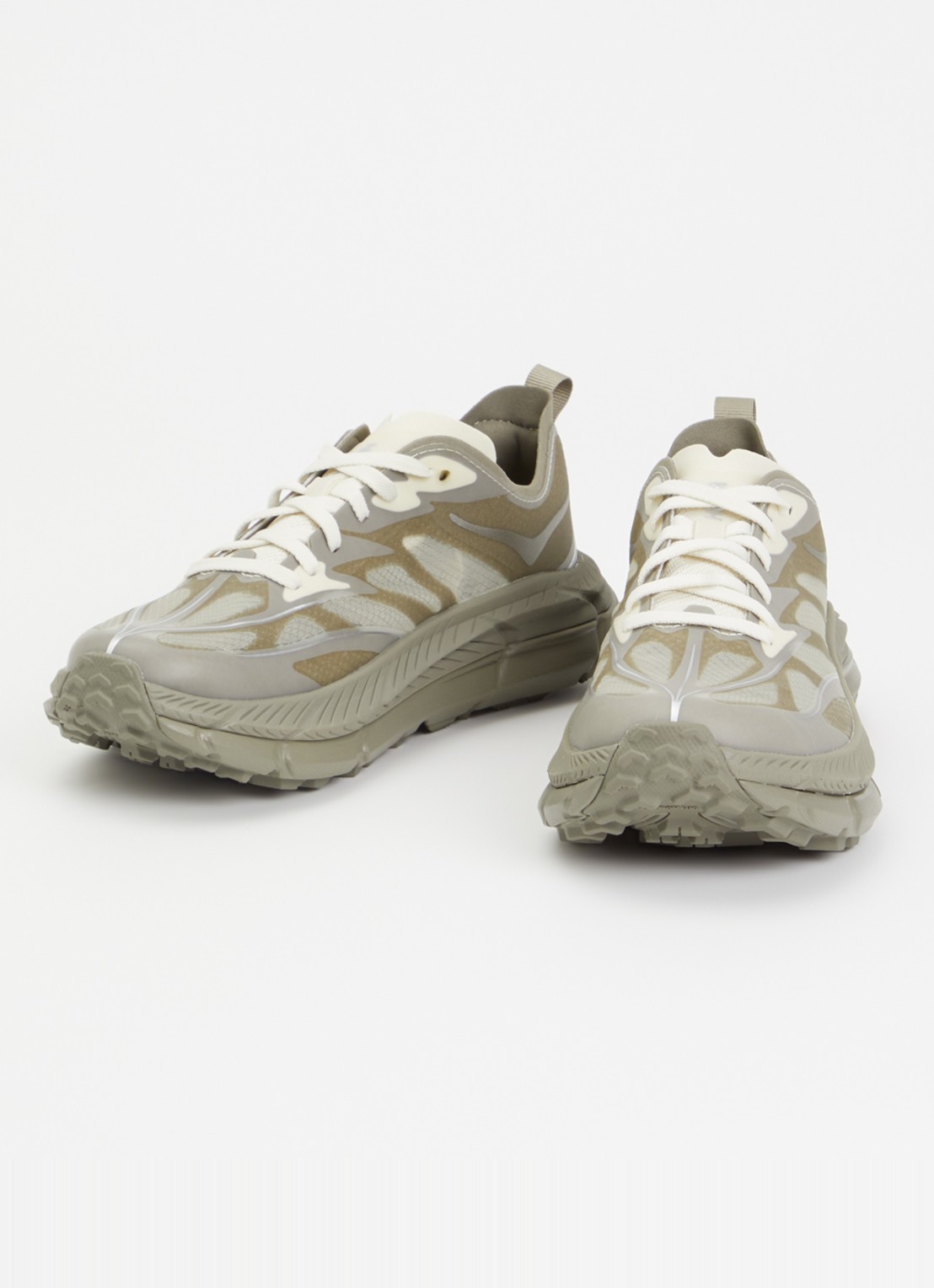 HOKA Mafate Speed 4 Lite sneaker van mesh - detail 3 khaki