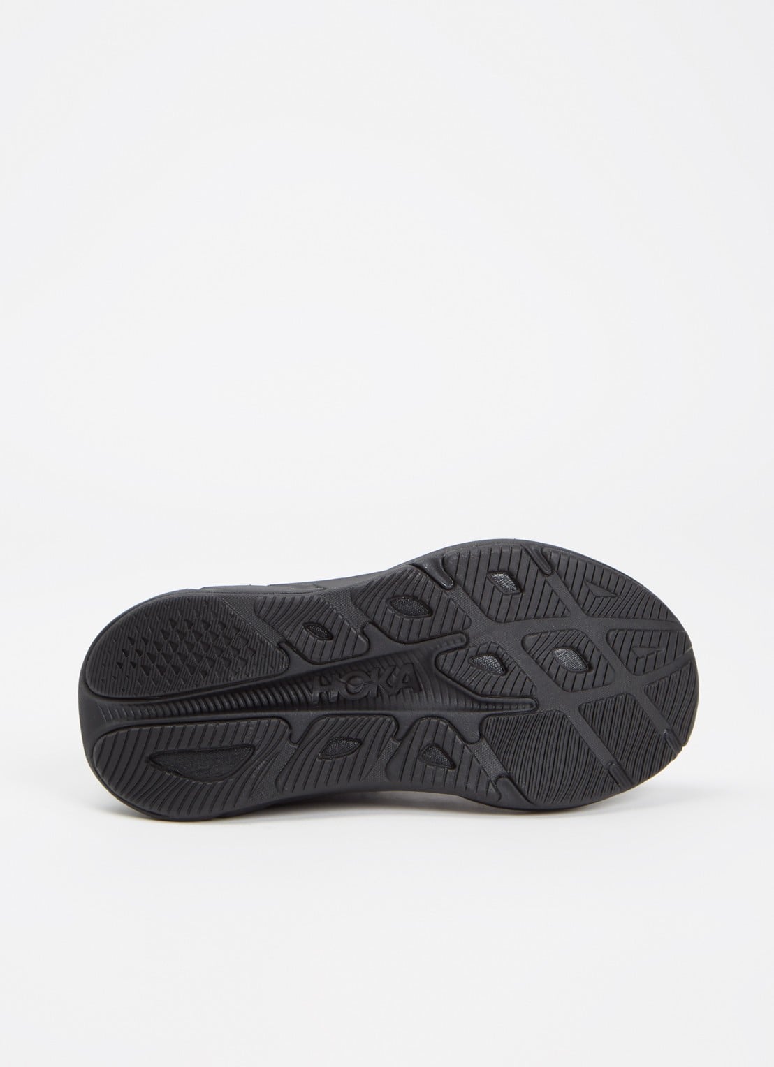 HOKA Rincon 4 hardloopschoen met gebreid bovenwerk en logo - detail 7 zwart