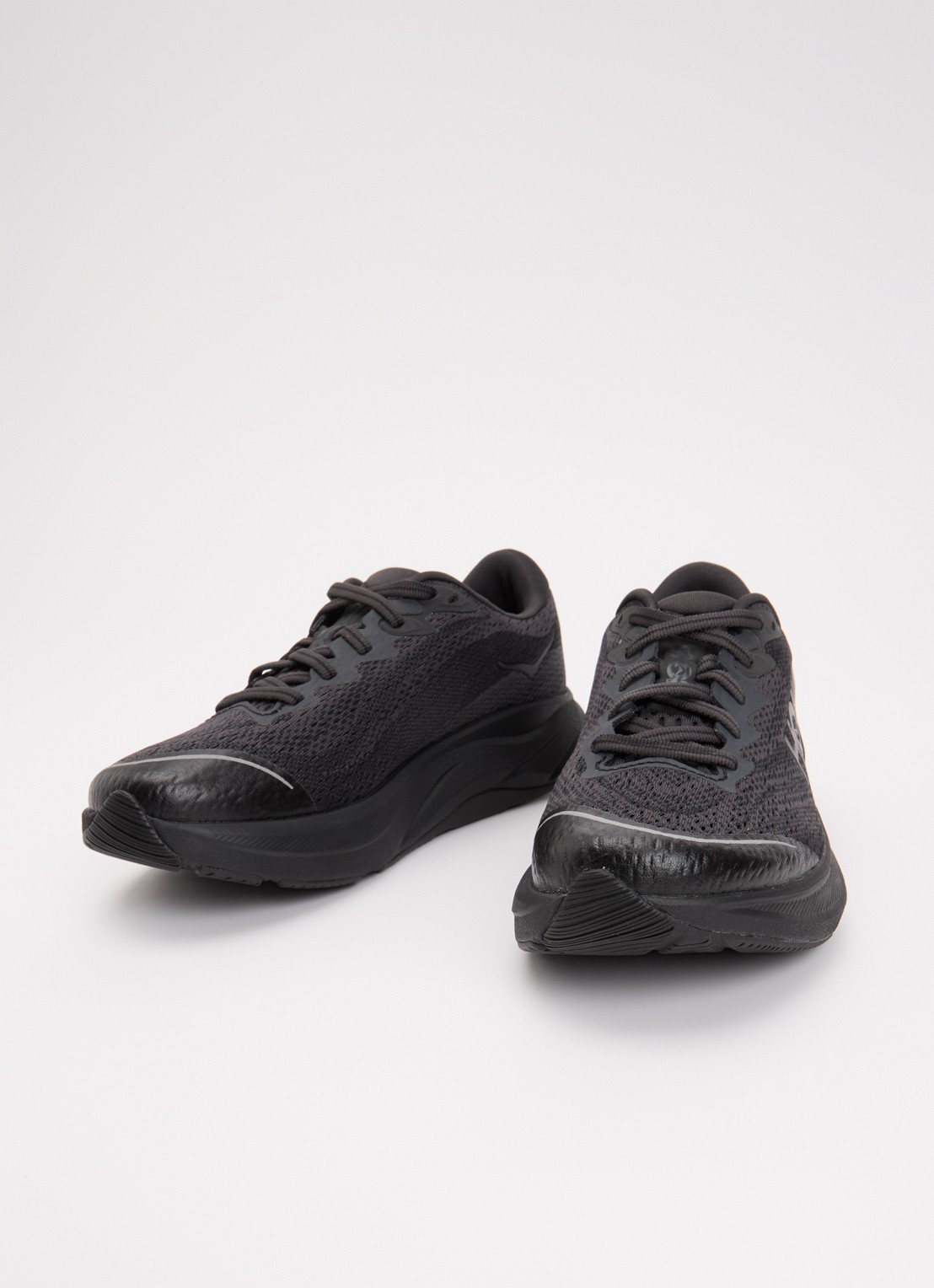 HOKA Rincon 4 sneaker met gebreid bovenwerk en logo - detail 2 zwart