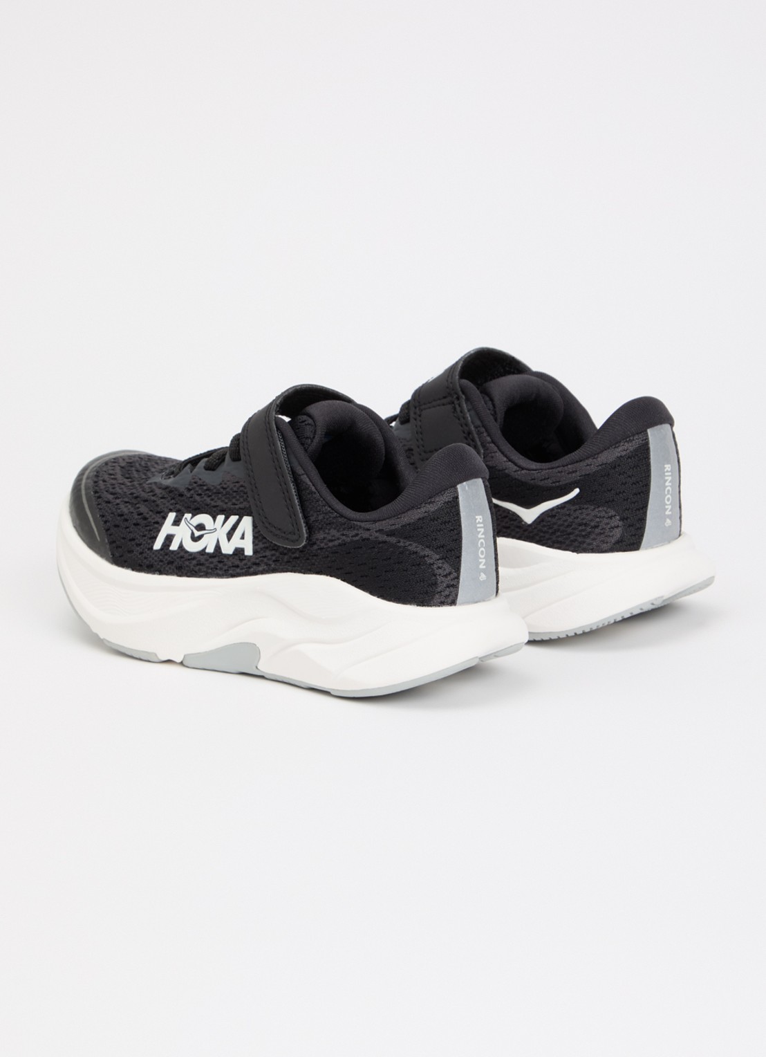 HOKA Rincon 4 sneakers met gebreid bovenwerk - achterkant 4 zwart