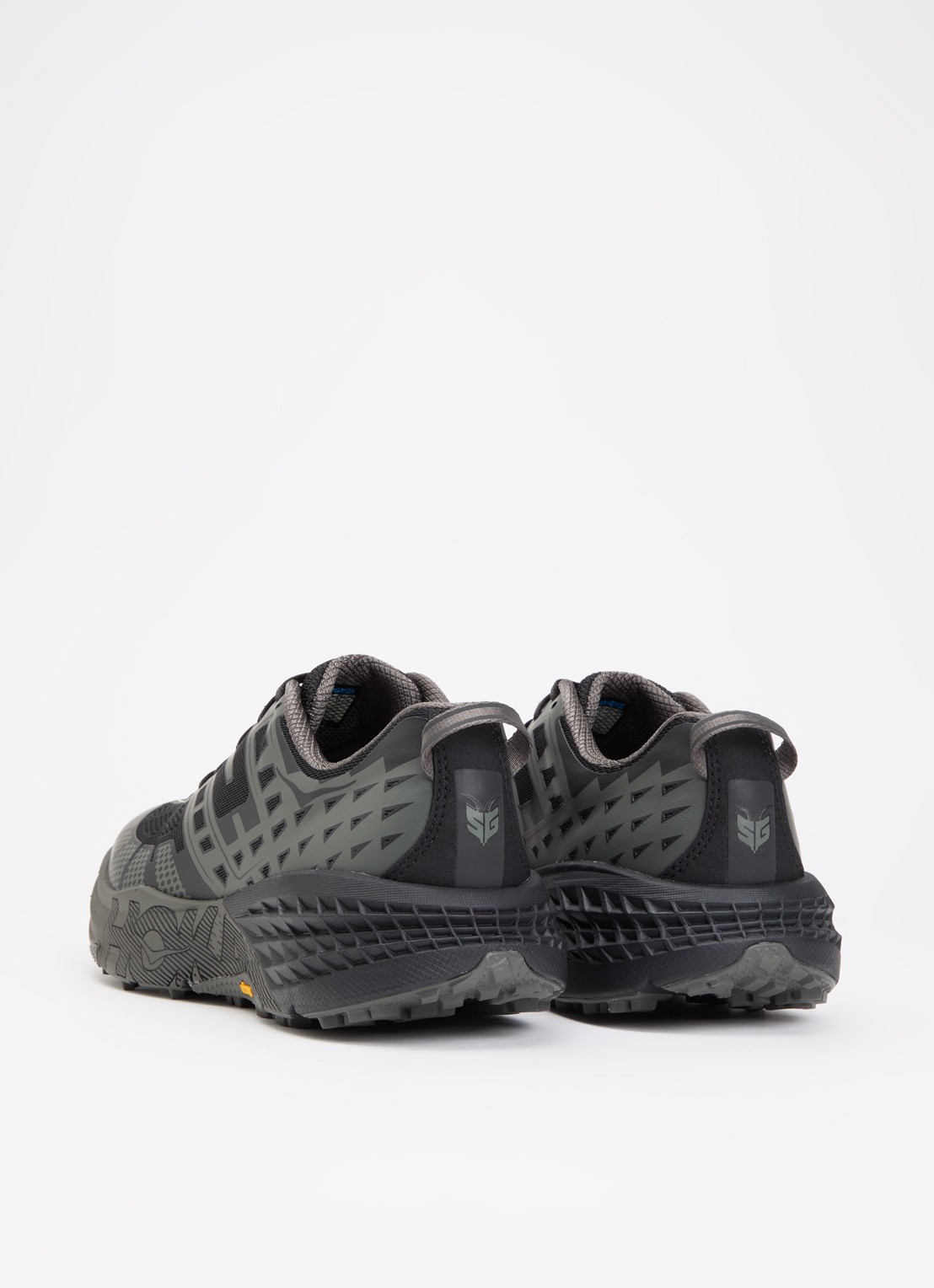HOKA Speedgoat 2 sneaker met mesh details - achterkant 4 zwart