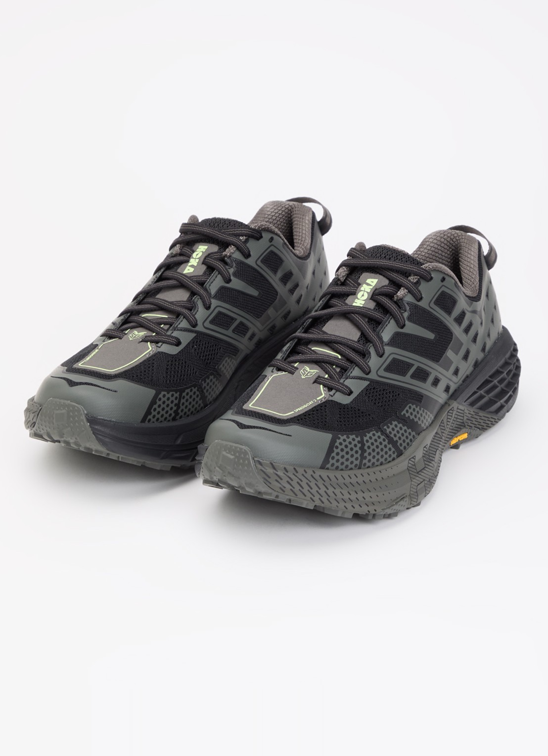 HOKA Speedgoat 2 sneaker met mesh details - detail zwart