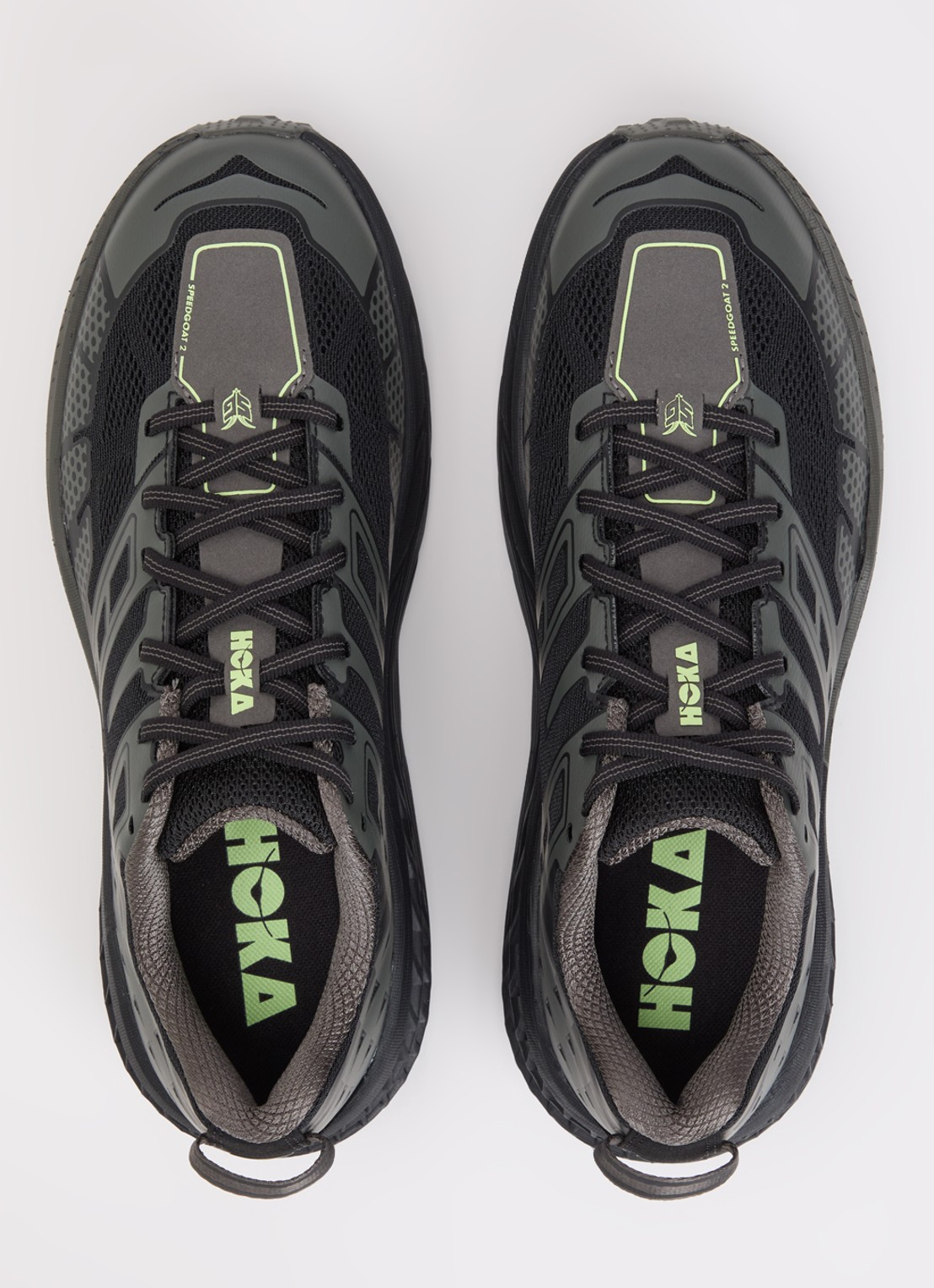 HOKA Speedgoat 2 sneaker met mesh details - detail 2 zwart