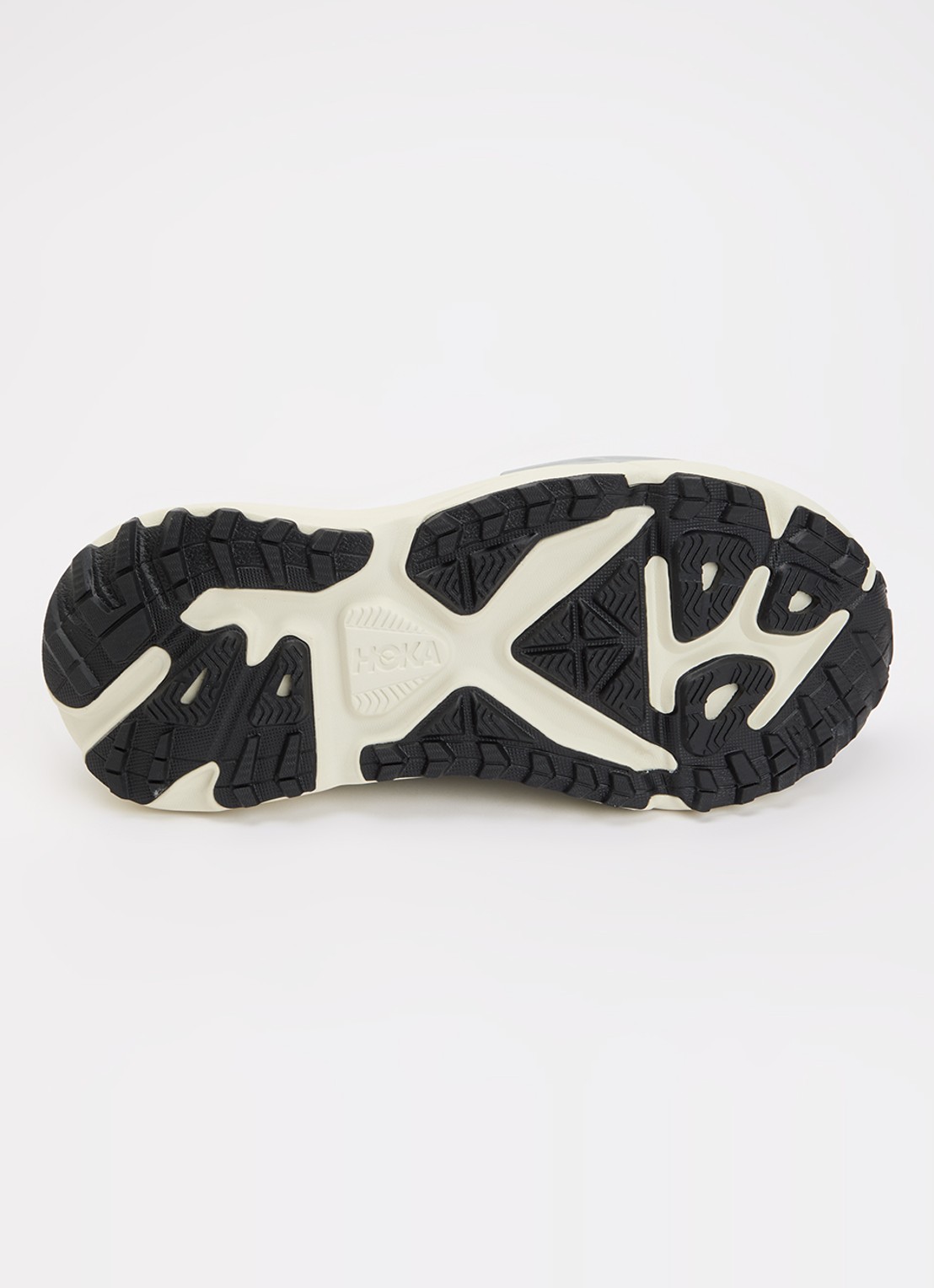HOKA Stinson One7 sneaker met mesh details - detail 3 lichtgrijs
