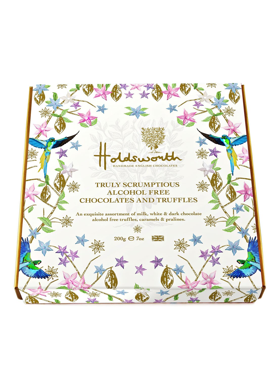 Holdsworth Alcohol vrije bonbons en chocolade truffels 16 stuks - voorkant undefined