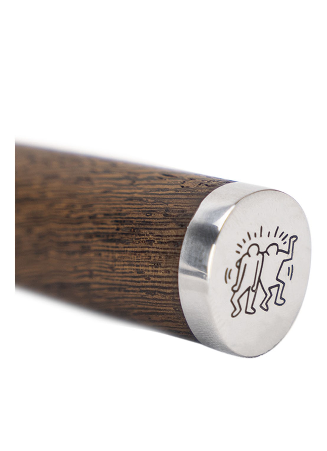 Homey's Keith Haring koksmes met chopsticks in cadeauverpakking  - detail 3 donkerbruin