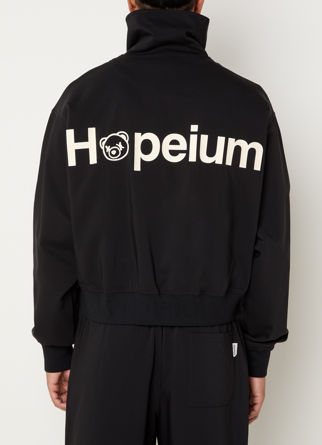 Hopeium Jack met logo- en backprint - detail 3 zwart