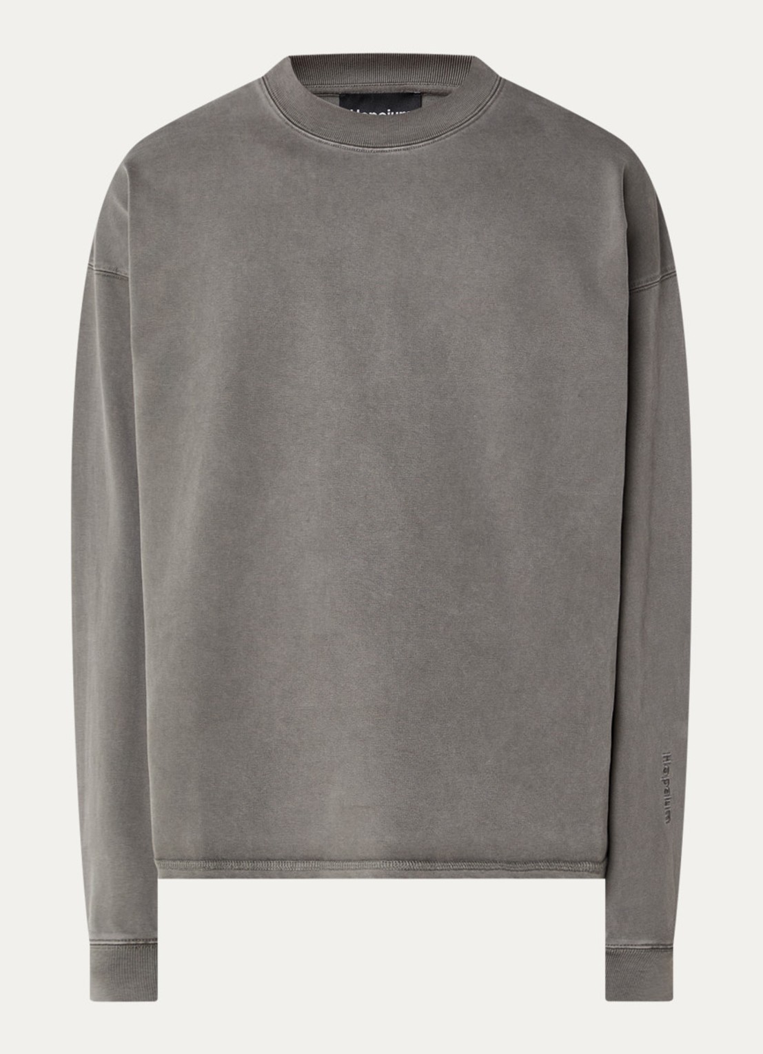 Hopeium Sweater met backprint - voorkant grijs
