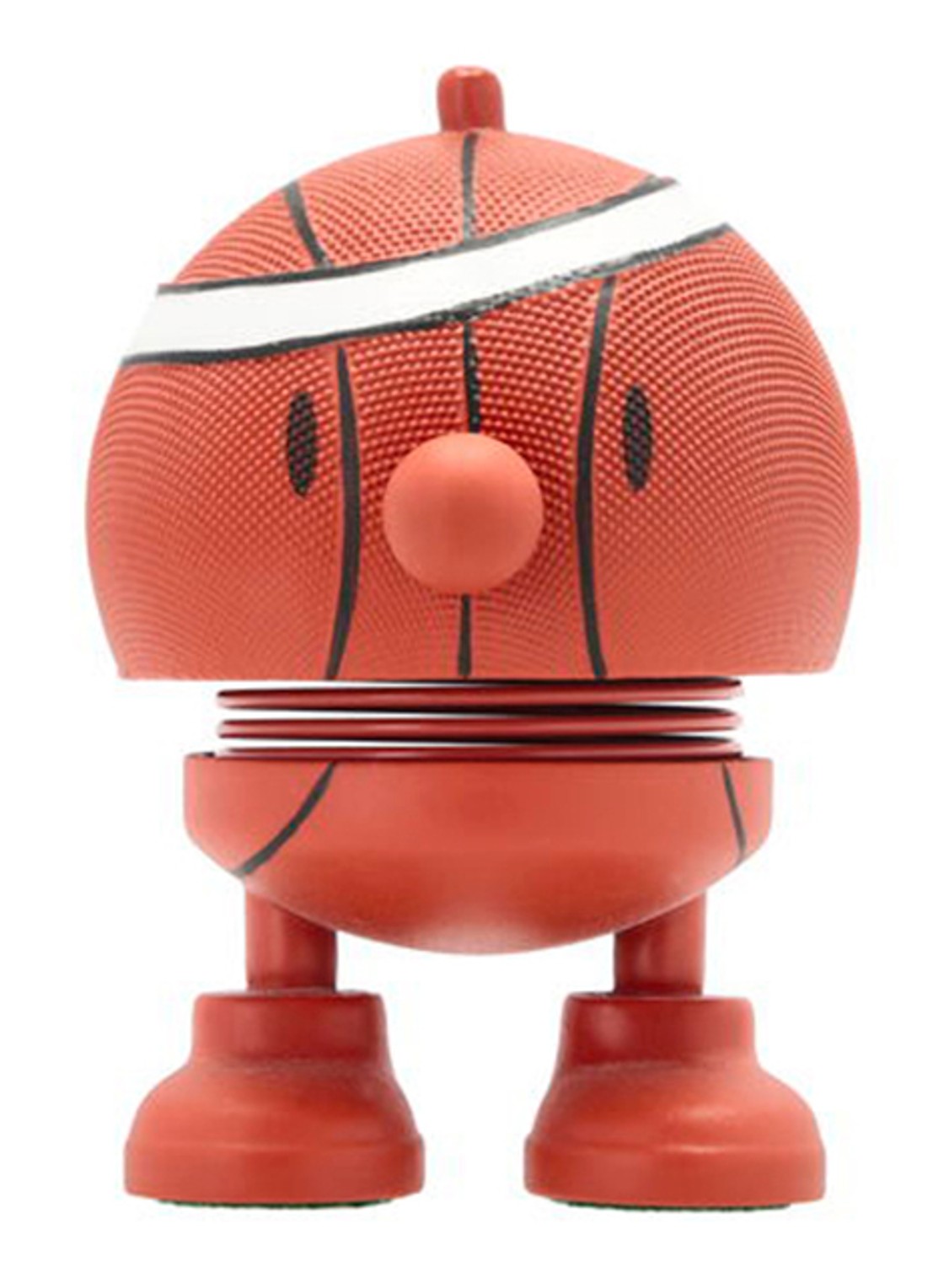 Hoptimist Basketball Bumble S ornament 7,6 cm - voorkant 2 oranje