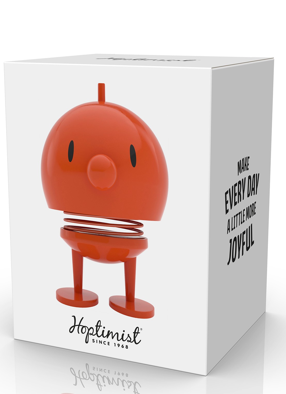 Hoptimist Bumble M ornament 9,5 cm - detail 2 oranjerood