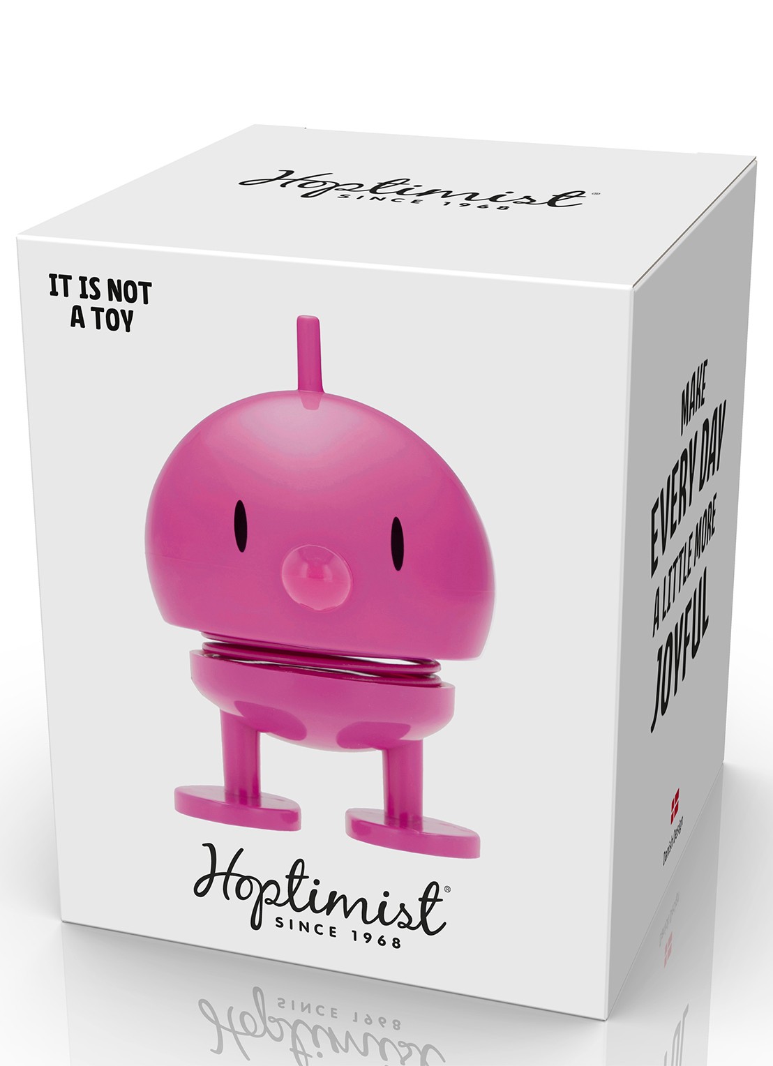 Hoptimist Bumble S ornament 7,6 cm - detail roze