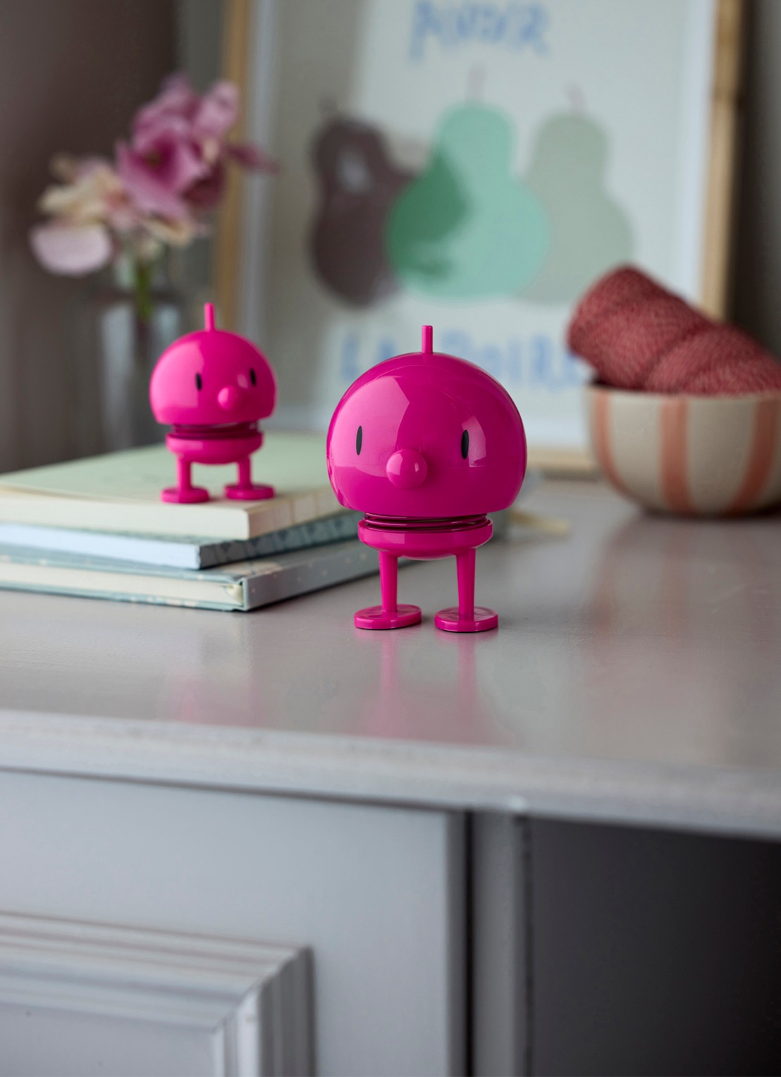 Hoptimist Bumble S ornament 7,6 cm - detail 4 roze