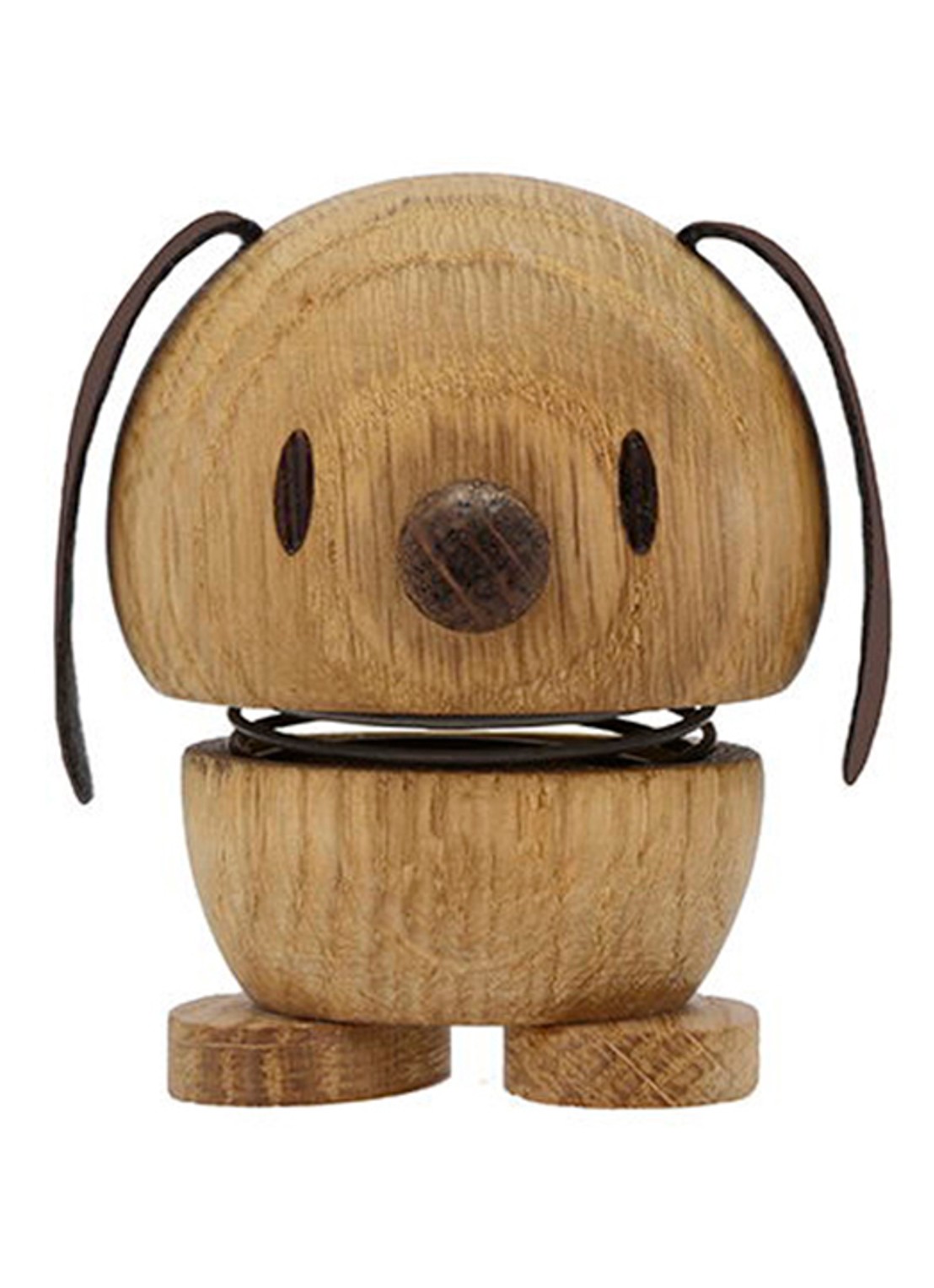 Hoptimist Dog S ornament 6,9 cm - voorkant bruin