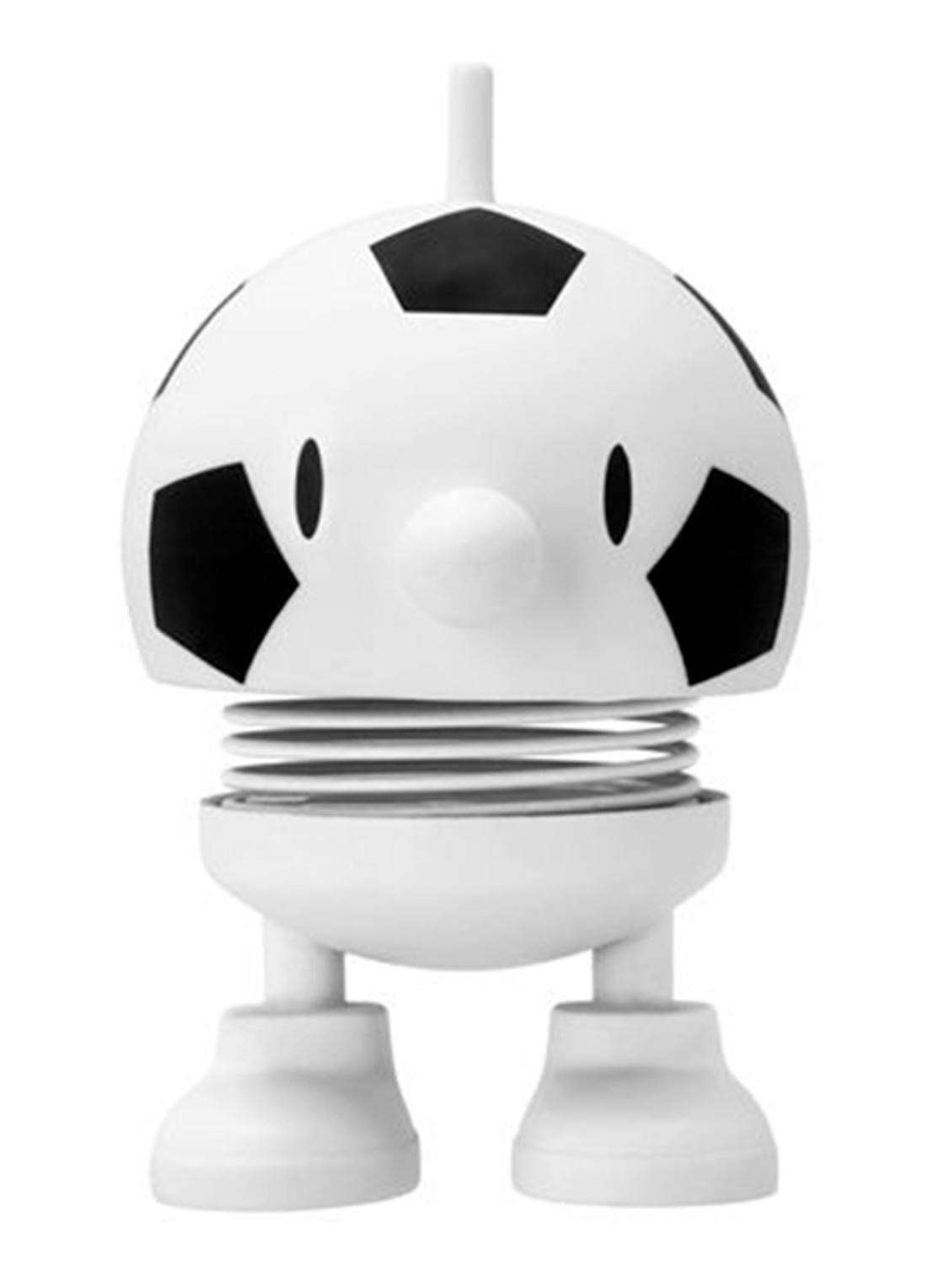 Hoptimist Football Bumble S ornament 7,7 cm - voorkant wit