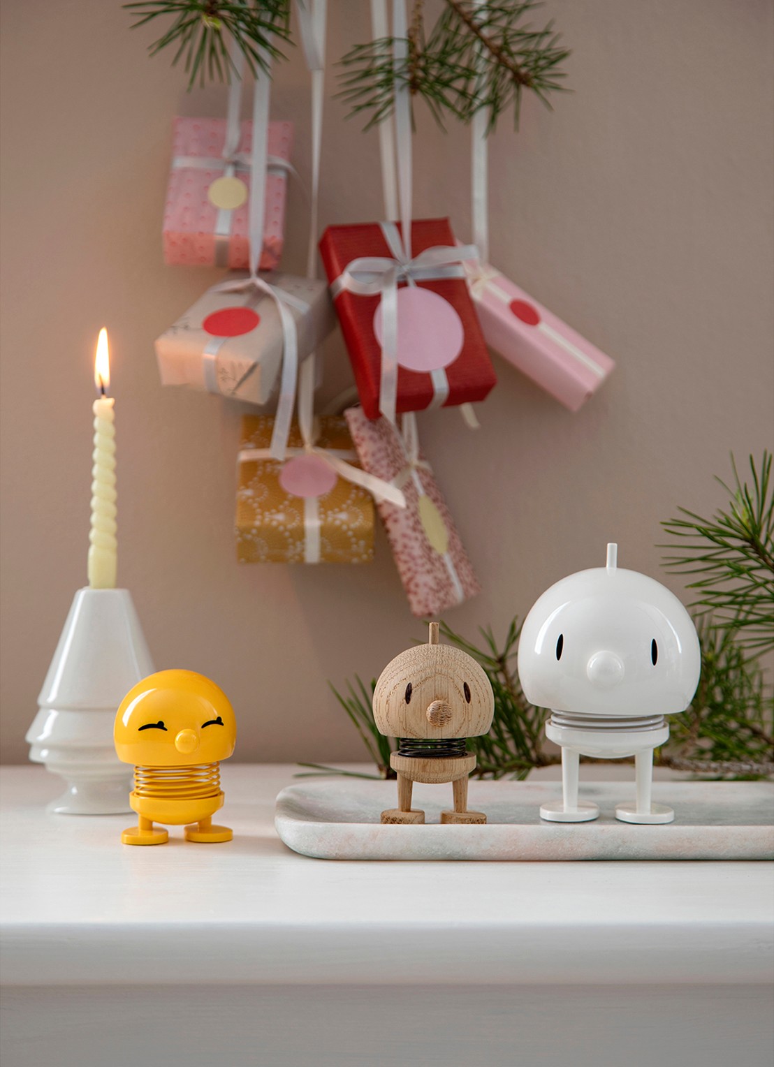 Hoptimist Hoptimist Bumble M ornament 9,5 cm - detail 2 beige