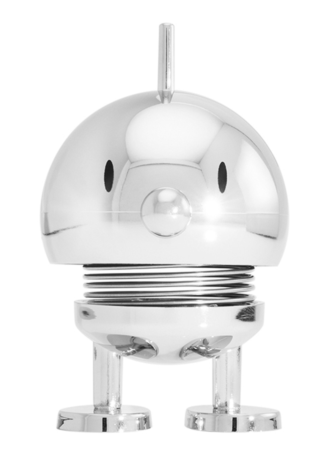 Hoptimist Hoptimist Bumble S ornament 7,6 cm - voorkant chroom