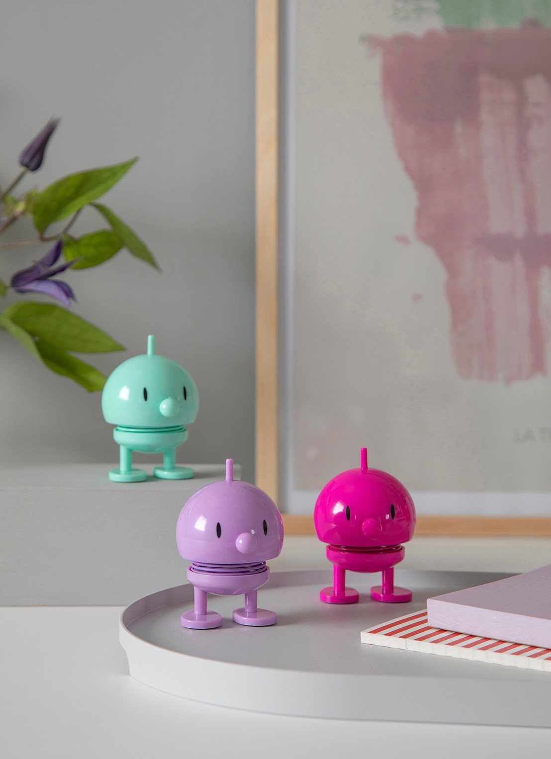 Hoptimist Hoptimist Bumble S ornament 7,6 cm - detail 6 lavendel