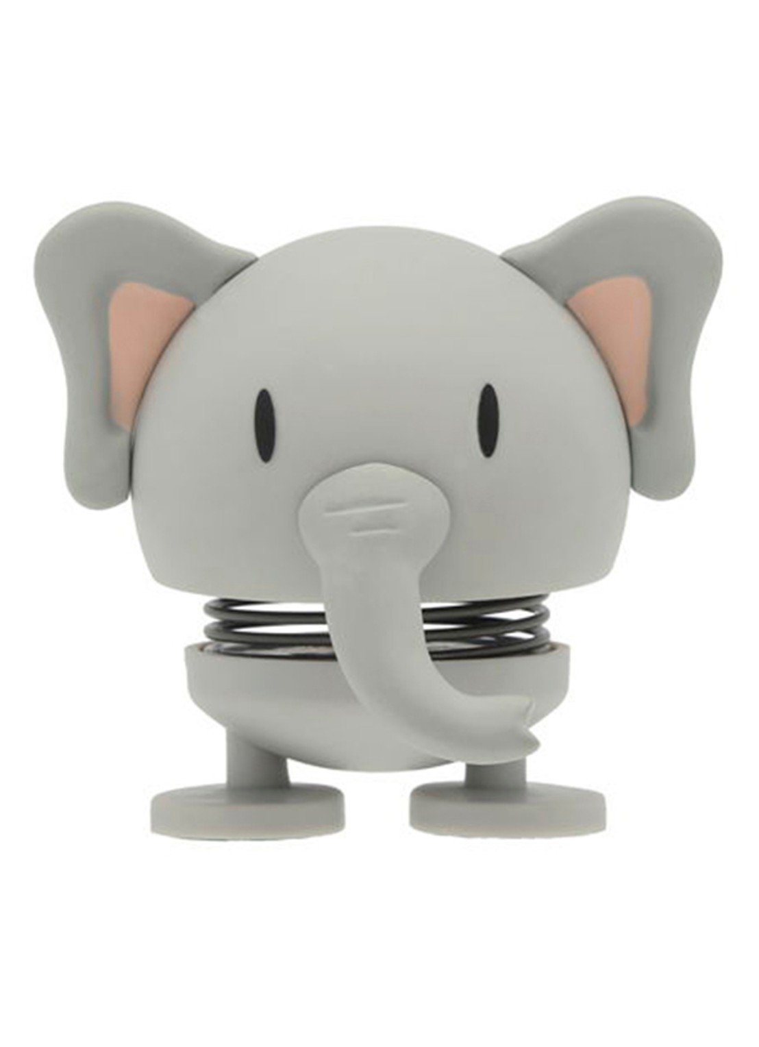 Hoptimist Soft Elephant S ornament 6 cm - voorkant grijs