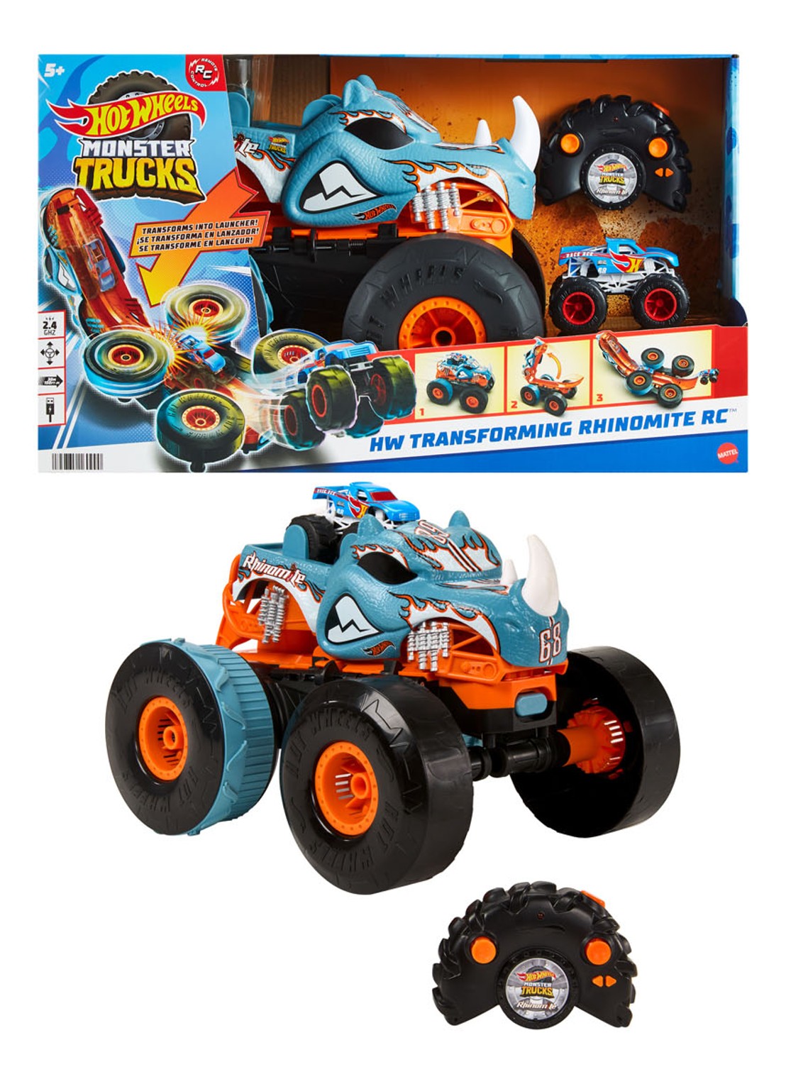 Hot Wheels Hot Wheels Monster Trucks speelgoedvoertuig - voorkant multicolor