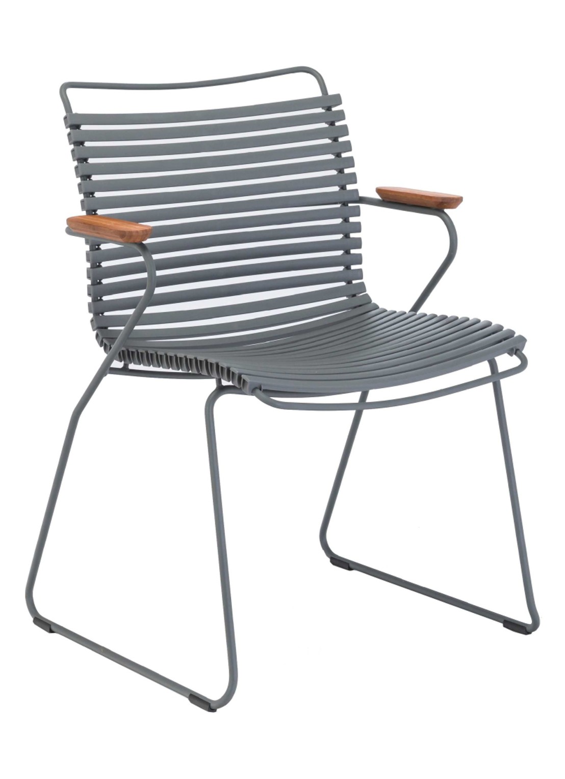Houe Click Armchair tuinstoel  - voorkant grijs