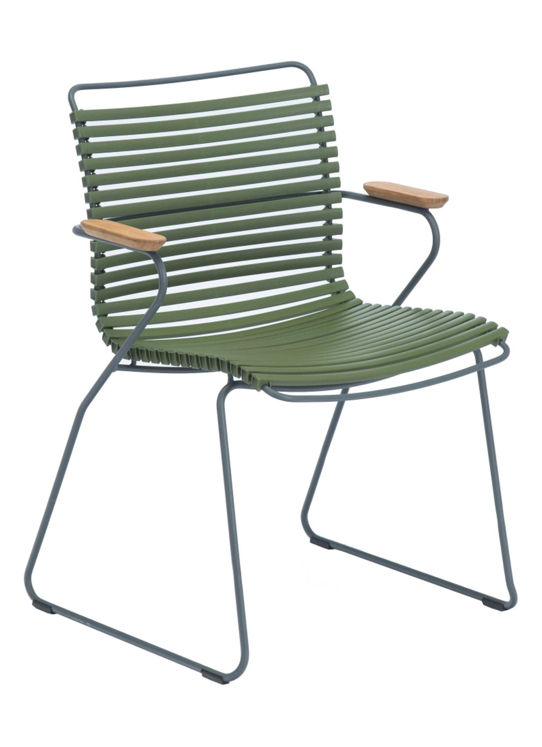 Houe Click Armchair tuinstoel - voorkant groen