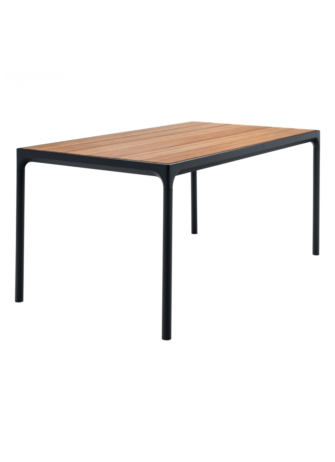 Houe Four tuintafel 160 x 90 cm - voorkant zwart