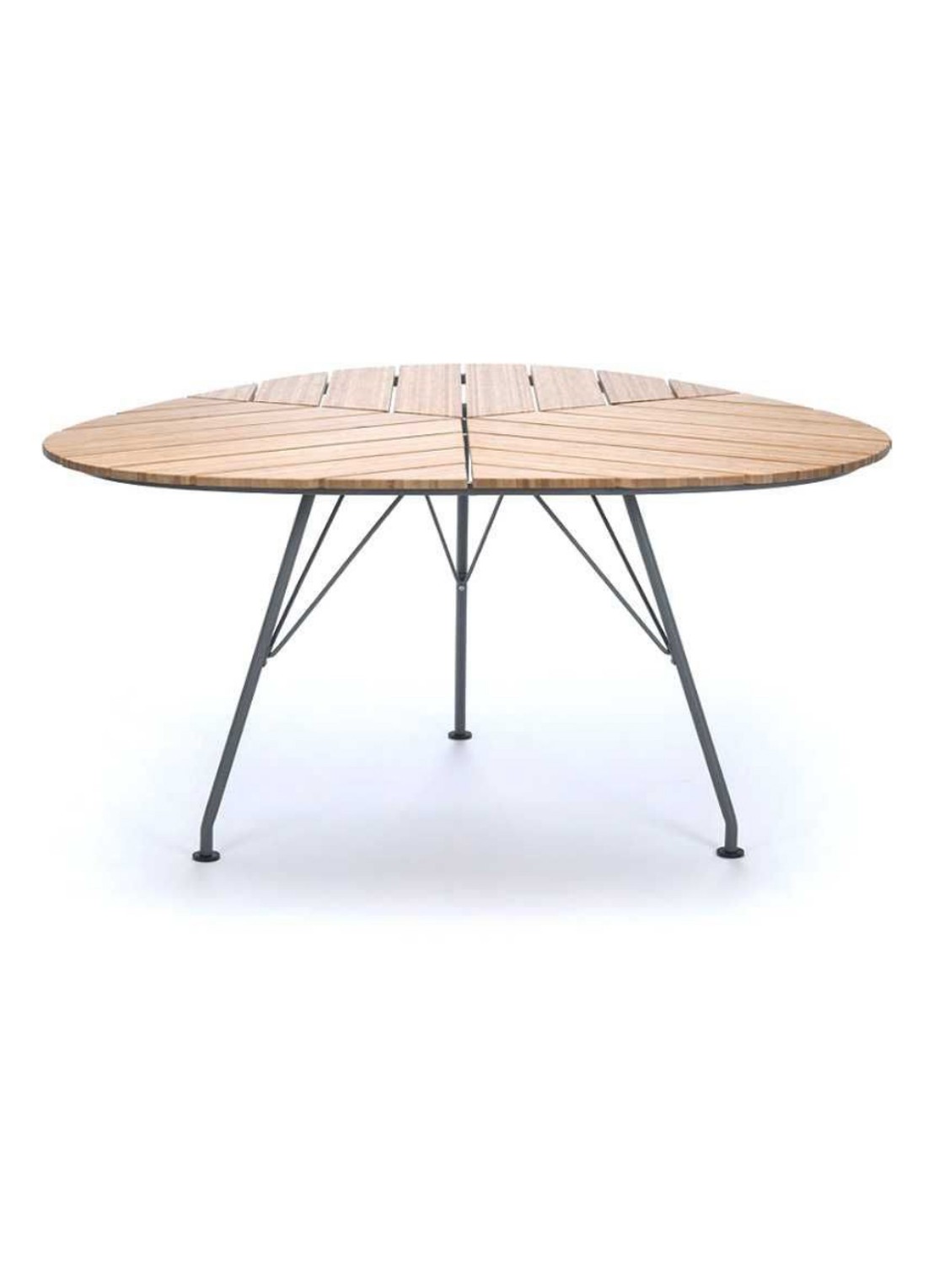 Houe Leaf tuintafel 146 cm - voorkant beige