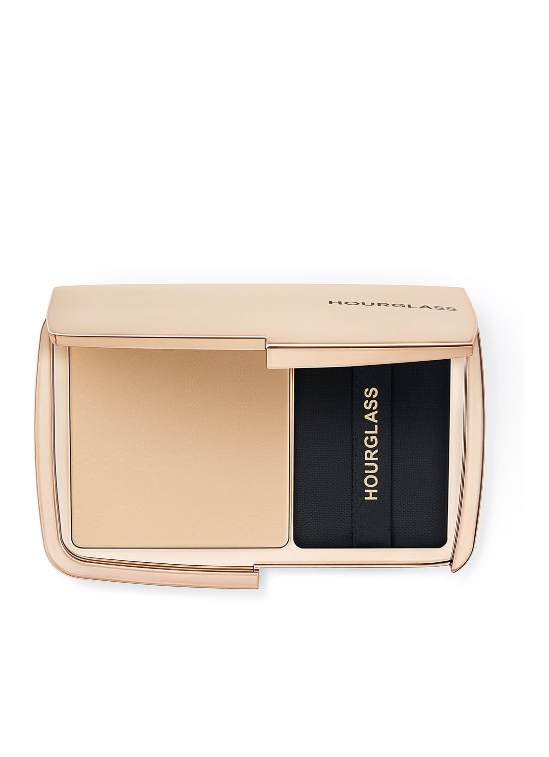 Hourglass Airbrush Pressed Powder - compacte poeder - voorkant translucent medium