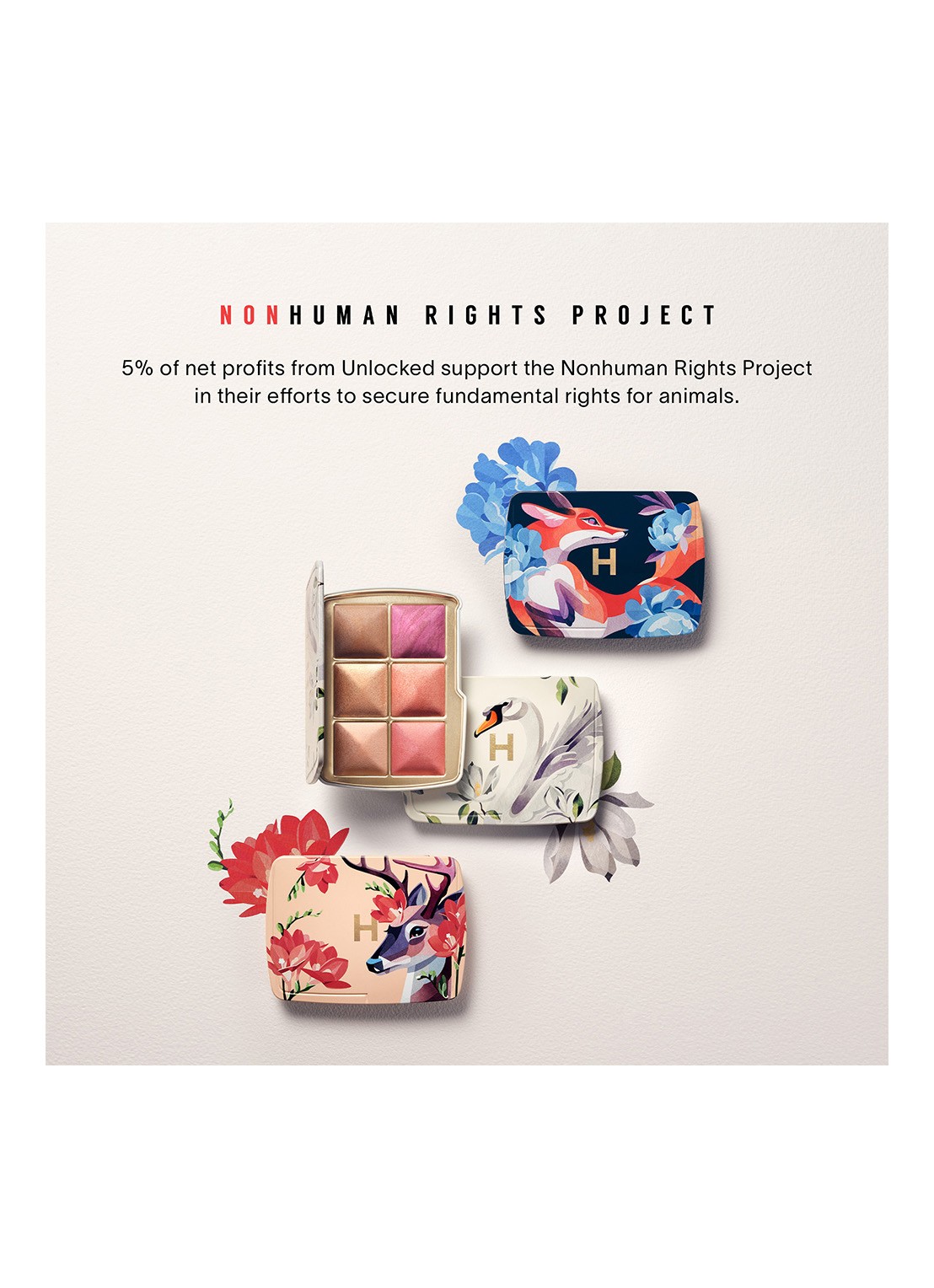 Hourglass Ambient Lighting Edit Unlocked - Limited Editon make- up palette - detail 3 fox