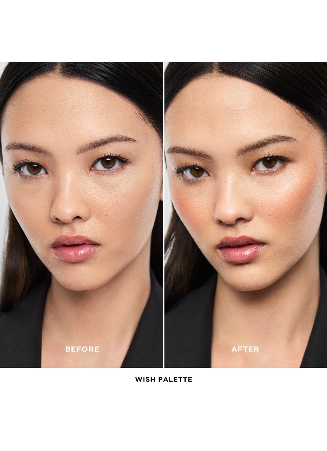 Hourglass AMBIENT™ Lighting Edit Unlocked - poeder, highlighter, bronzer & blush palette - achterkant wish