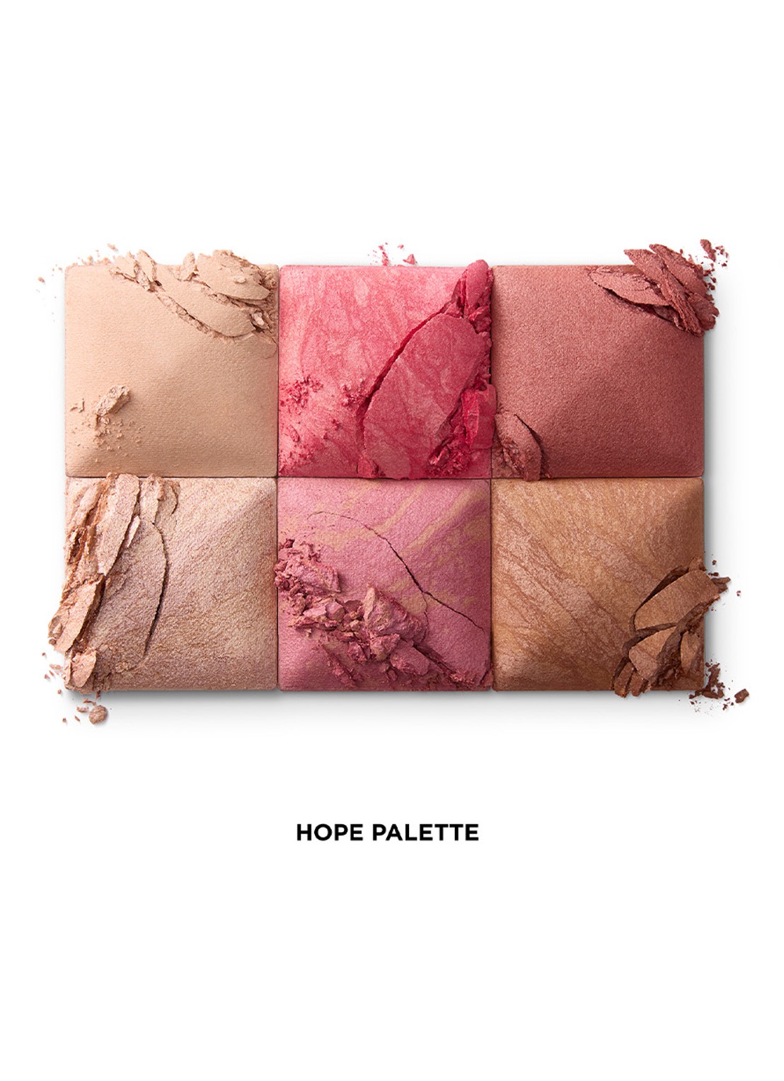Hourglass AMBIENT™ Lighting Edit Unlocked - poeder, highlighter, bronzer & blush palette - voorkant 7 hope