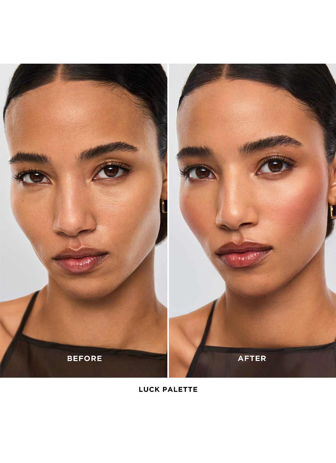 Hourglass AMBIENT™ Lighting Edit Unlocked - poeder, highlighter, bronzer & blush palette - achterkant 5 luck