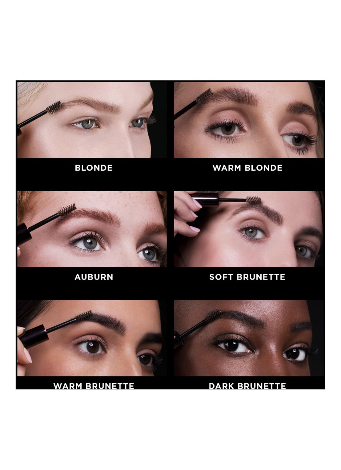Hourglass Arch Brow Volumizing Fiber Gel - getinte wenkbrauwgel voor volume - detail 5 auburn