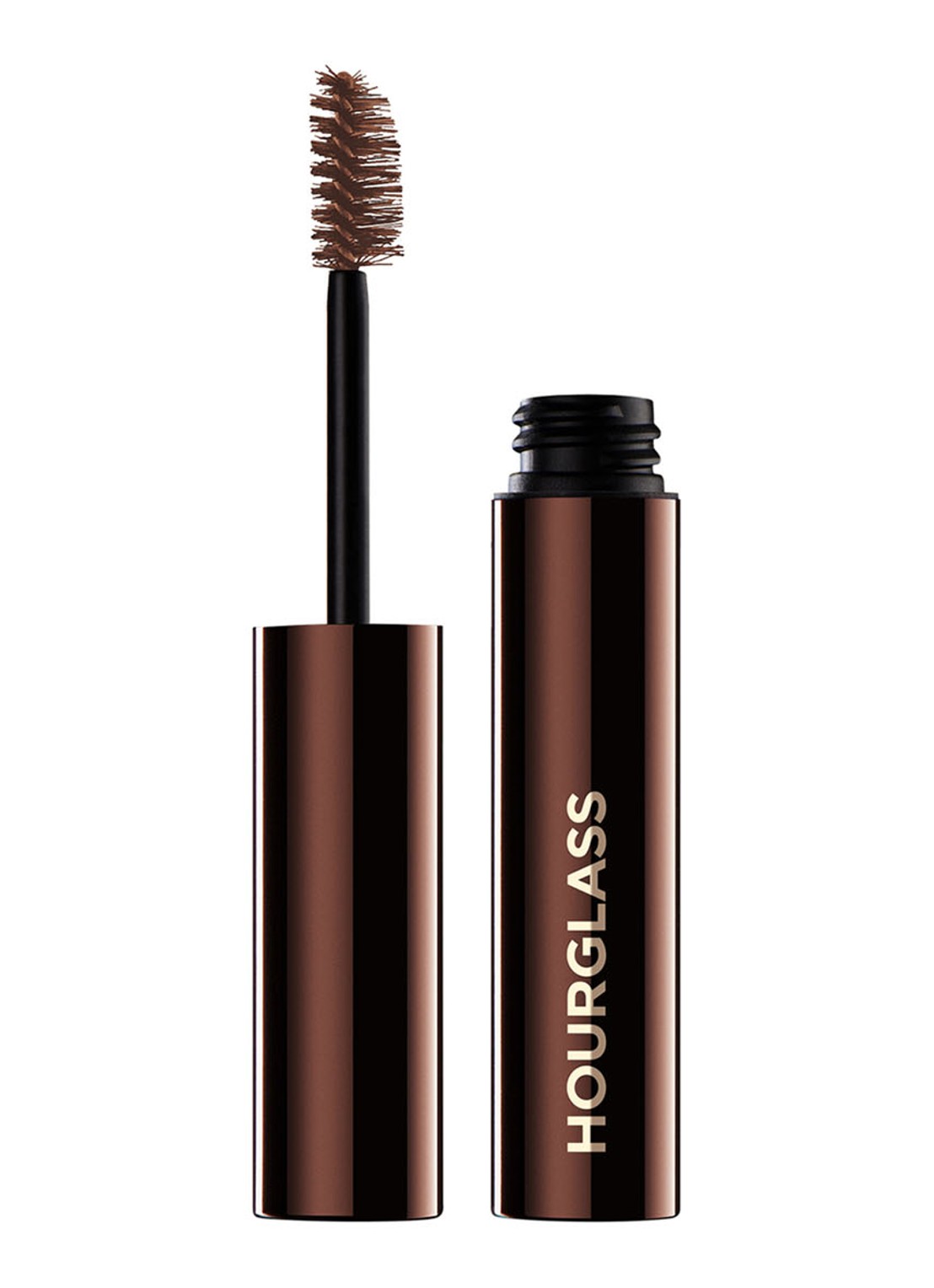Hourglass Arch Brow Volumizing Fiber Gel - getinte wenkbrauwgel voor volume - voorkant auburn