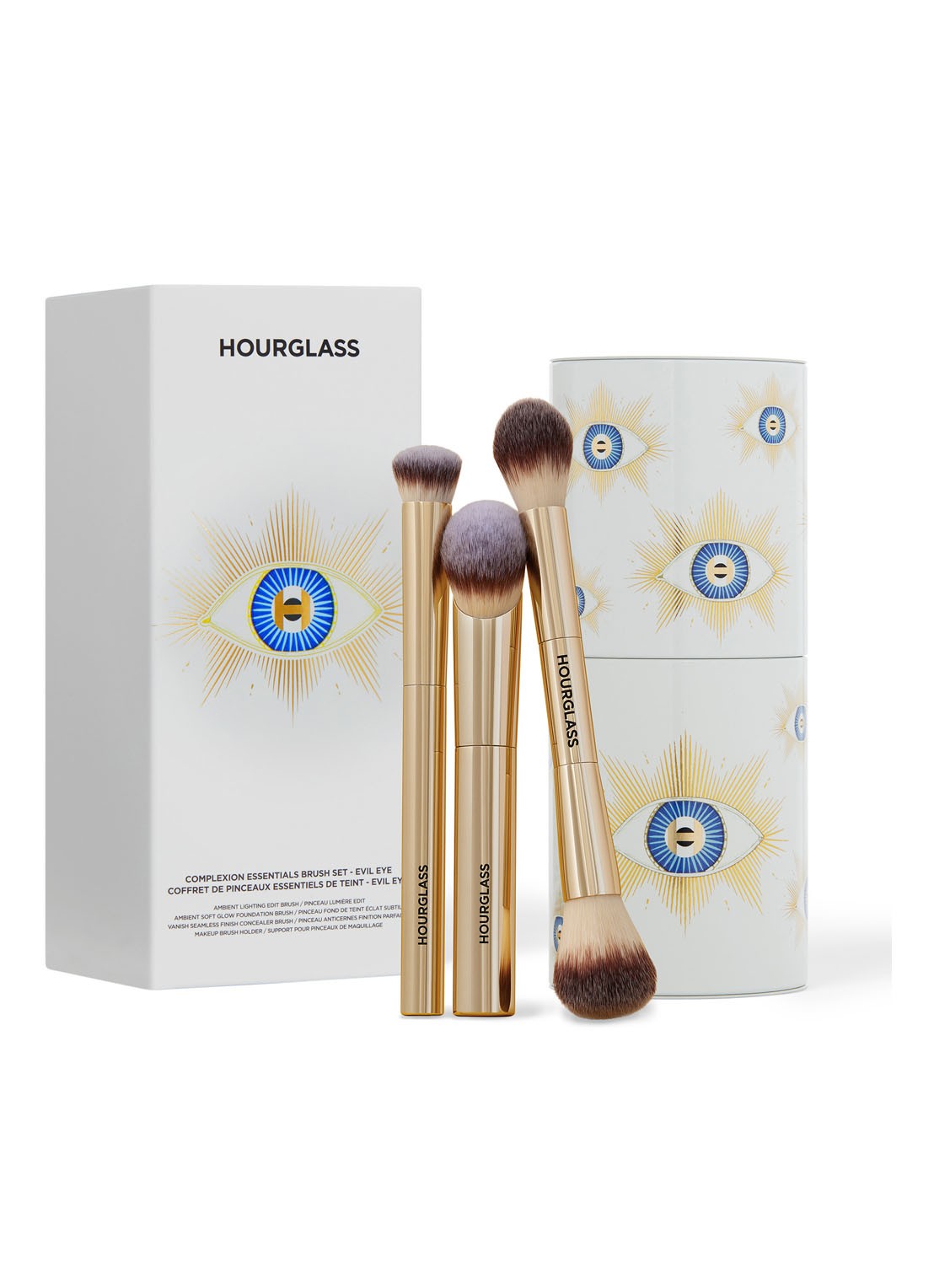 Hourglass Complexion Essentials Brush Set - Limited Edition kwastenset - voorkant 2 evil eye