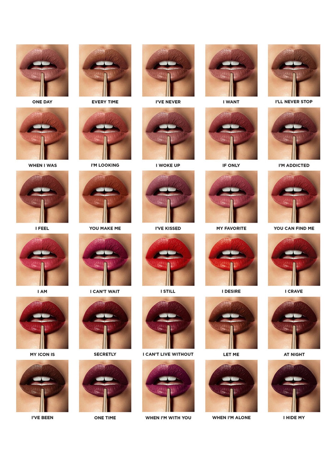 Hourglass CONFESSION™ Ultra Slim High Intensity Refillable lipstick - navulbare lipstick - detail 3 at night