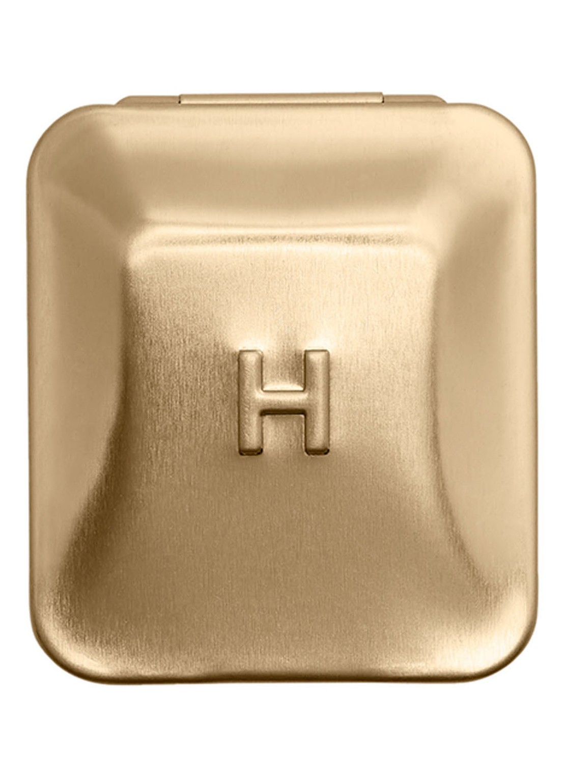 Hourglass Curator 1-Pan Palette - leeg oogschaduw palette - voorkant 4 zwart/goud