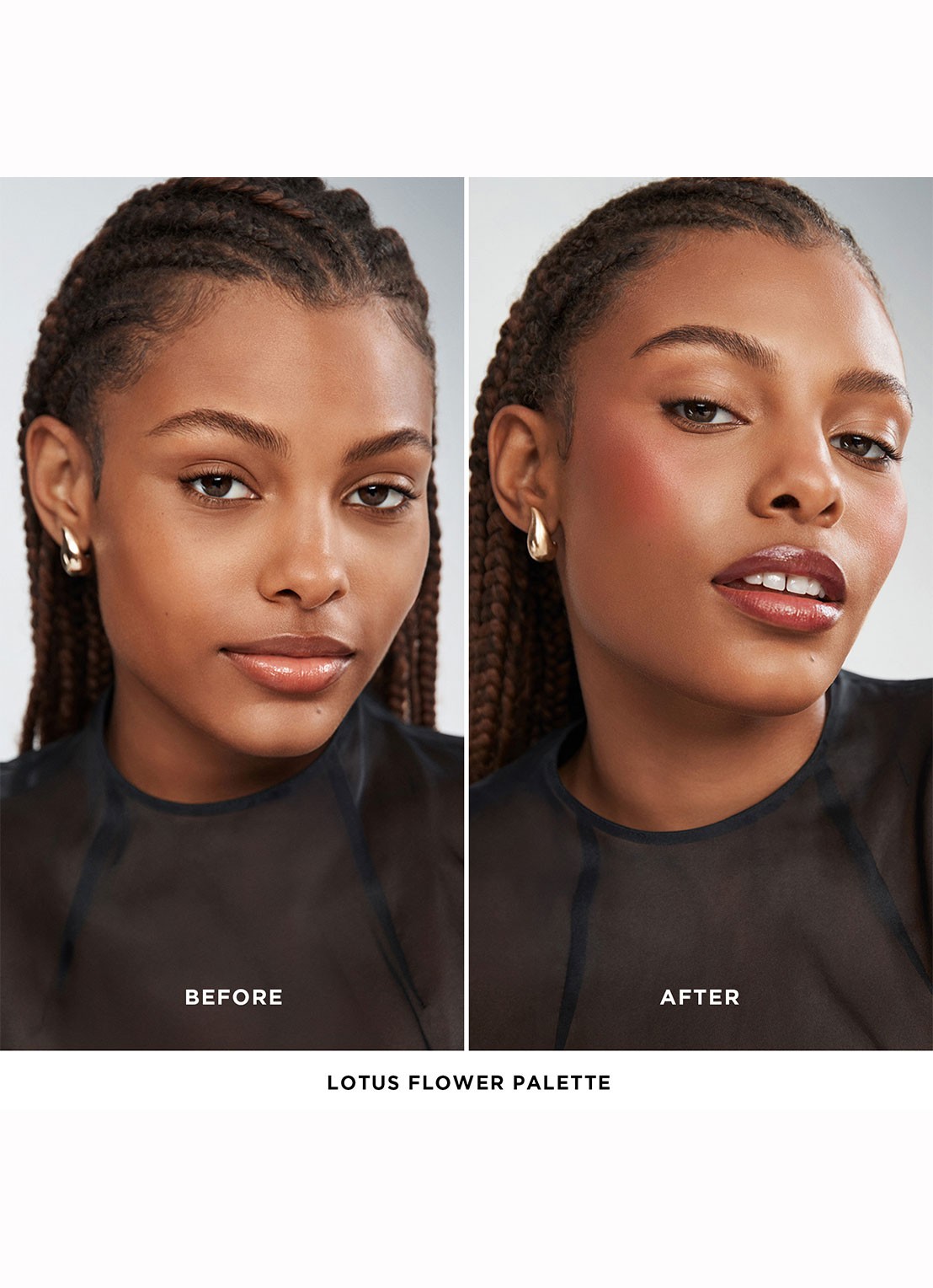 Hourglass Lighting Edit Unlocked - Limited Editon poeder, blush, countour & highlight palette - detail 4 lotus flower