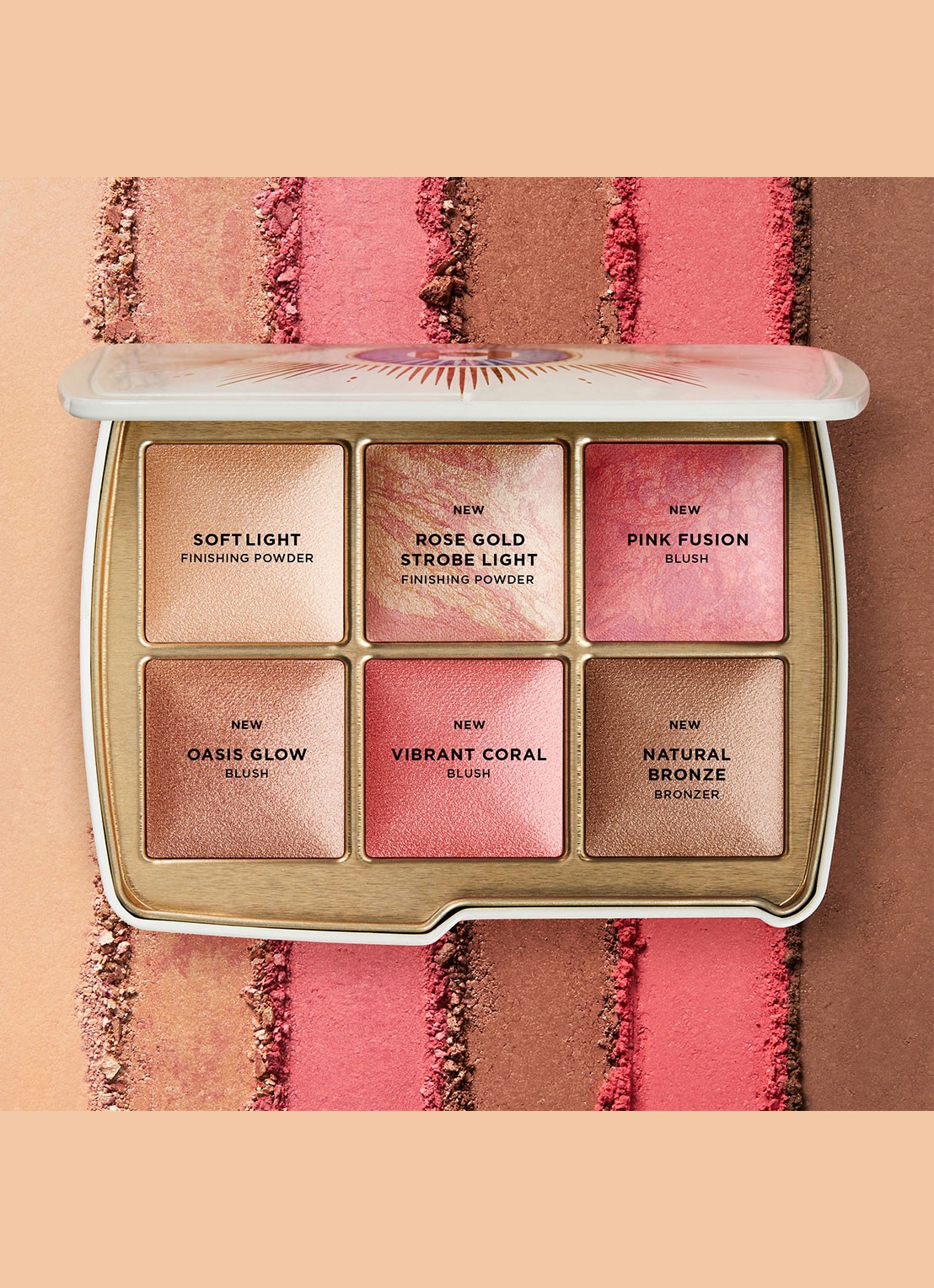 Hourglass Lighting Edit Unlocked - Limited Editon poeder, blush, countour & highlight palette - detail 2 evil eye