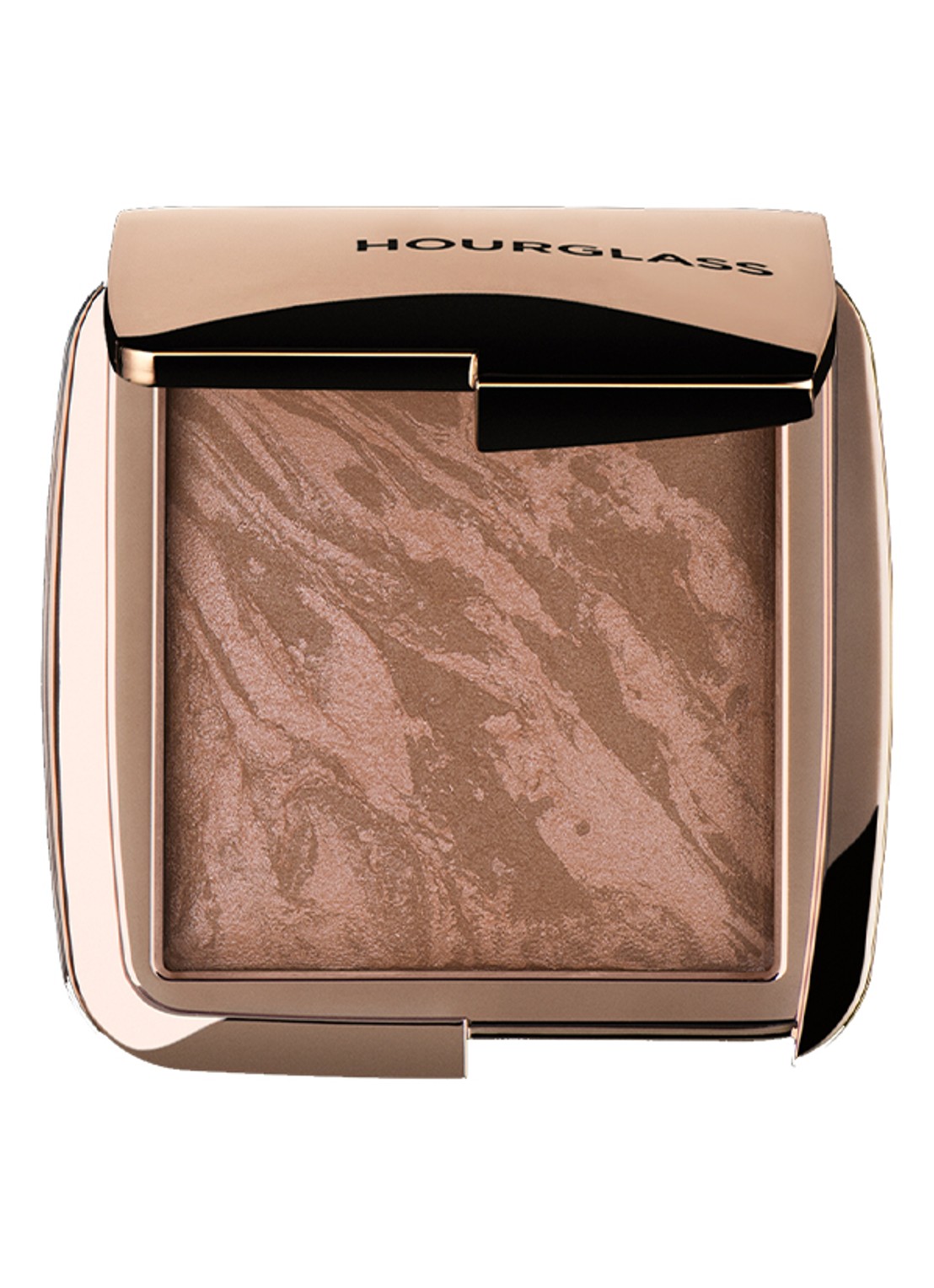 Hourglass Mini AMBIENT™ Lighting Bronzer - travel size bronzer - voorkant 2 luminous bronze light