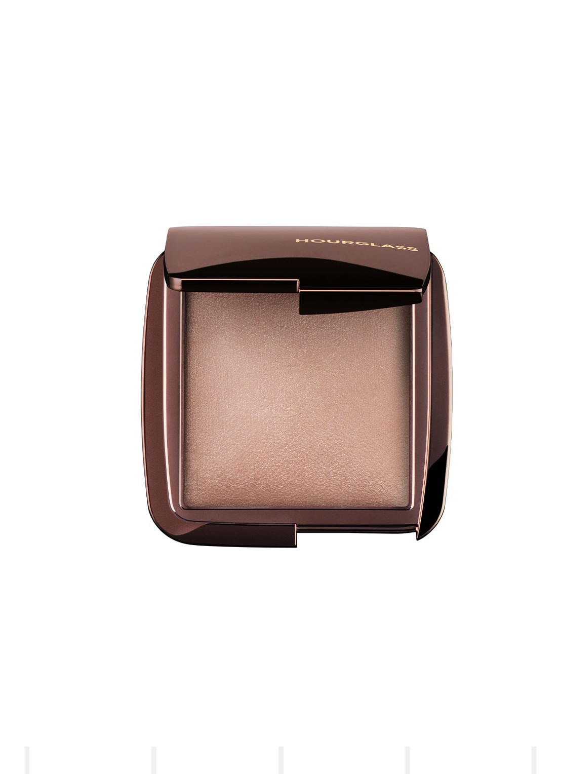 Hourglass Mini AMBIENT™ Lightning Finishing powder - travel size lichtreflecterend poeder - voorkant bruin