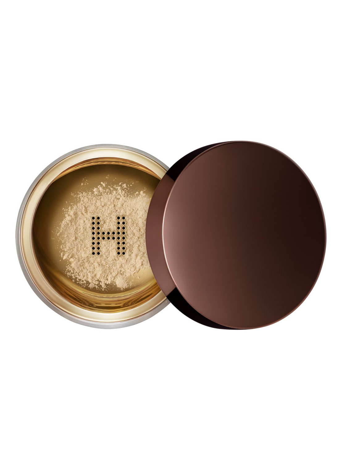Hourglass Mini VEIL™ Translucent Setting Powder - travel size losse poeder - voorkant 4 donkerbeige