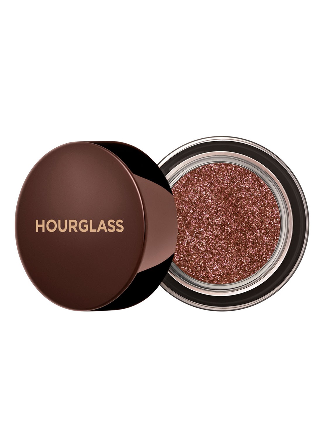 Hourglass SCATTERED LIGHT™ Glitter Eyeshadow - crème oogschaduw - voorkant 4 blaze