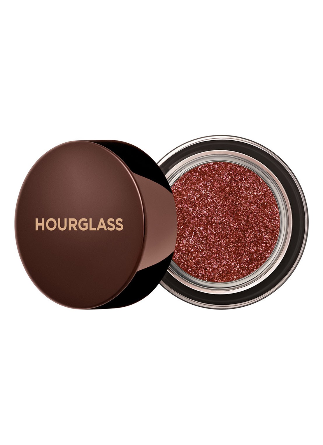Hourglass SCATTERED LIGHT™ Glitter Eyeshadow - crème oogschaduw - voorkant rapture