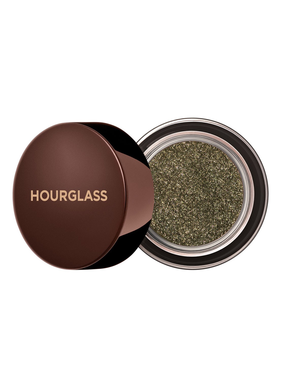 Hourglass SCATTERED LIGHT™ Glitter Eyeshadow - crème oogschaduw - voorkant vivid