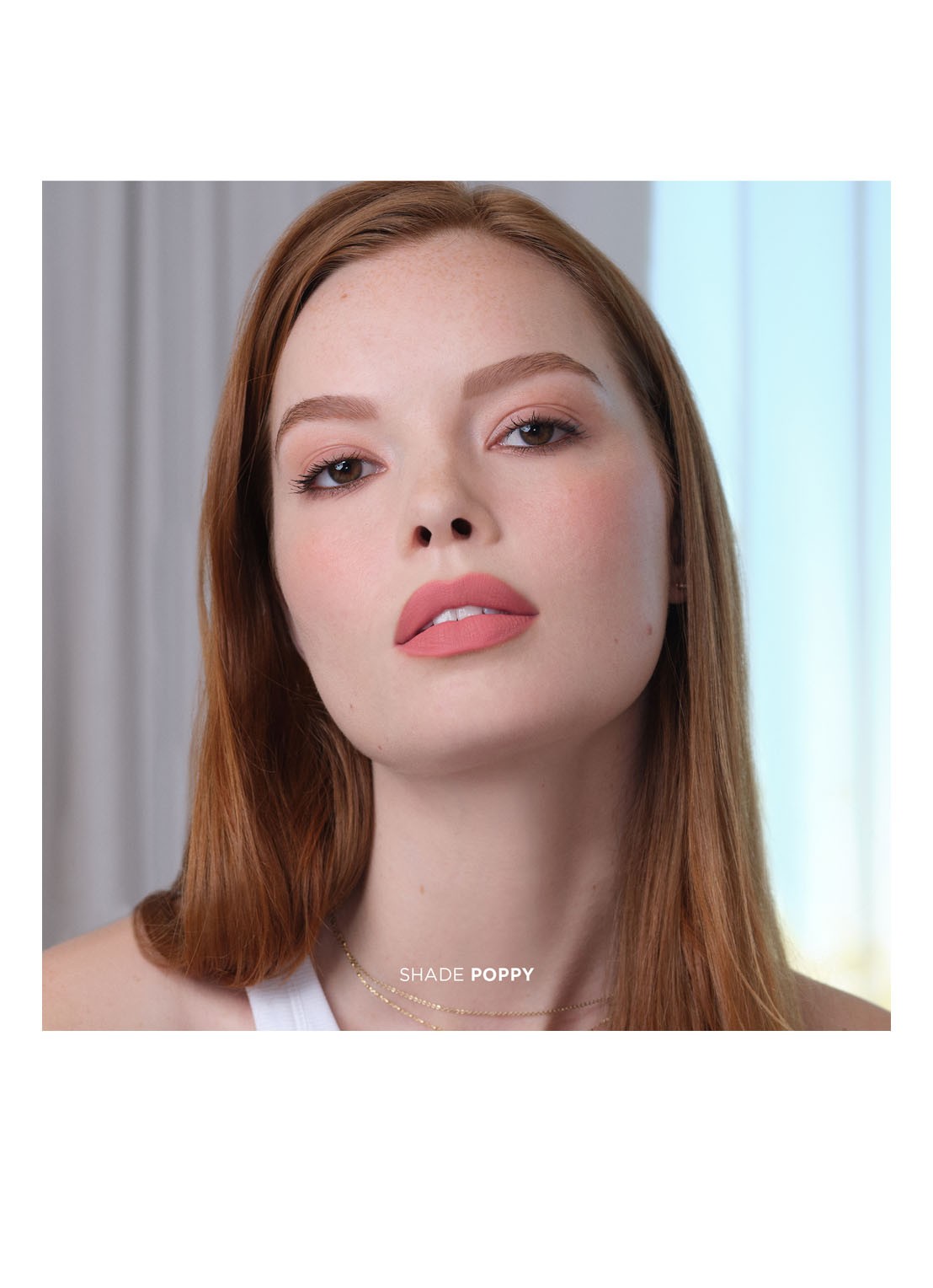 Hourglass Unlocked Soft Matte Lipstick - lipstick - detail 5 346 poppy