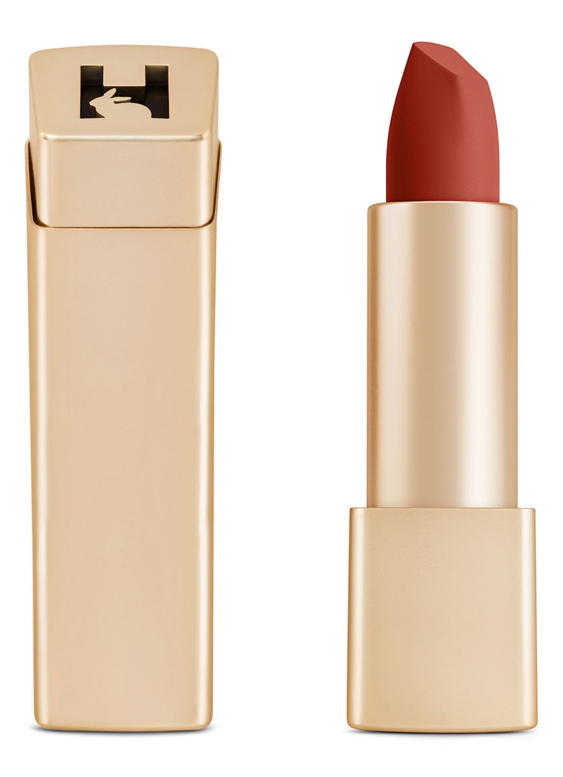 Hourglass Unlocked Soft Matte Lipstick - lipstick - voorkant 358 zinnia