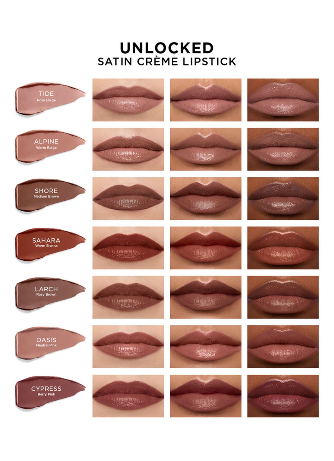 Hourglass Unlocked™ Satin Crème - lipstick - detail 4 310 sahara