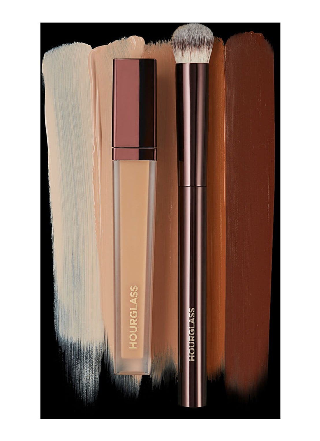 Hourglass VANISH™ Seamless Finish Concealer Brush - concealerkwast - voorkant 2 bruin