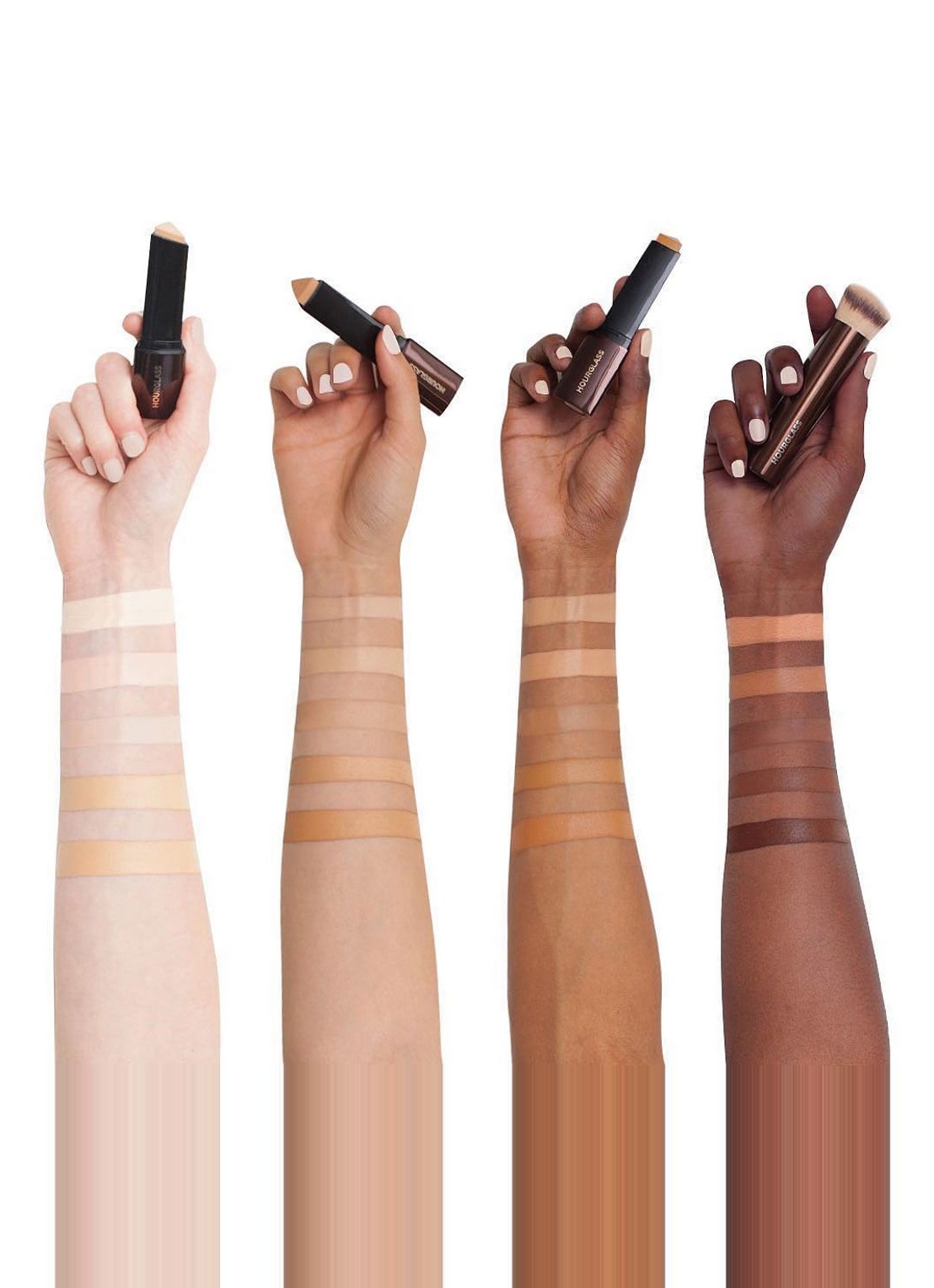 Hourglass VANISH™ Seamless Finish Foundation Brush - foundationkwast - detail 3 donkerbruin